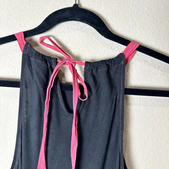 ANTHROPOLOGIE One September brand Scarf Print Halter Top size Medium - Picture 7 of 9